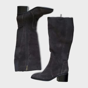 EVOLVE BY EASY SPIRIT Tallie Suede Knee High Boots Size 7